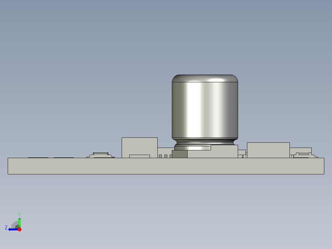 手轮CNC编码器和一个大的简易驱动器右视图