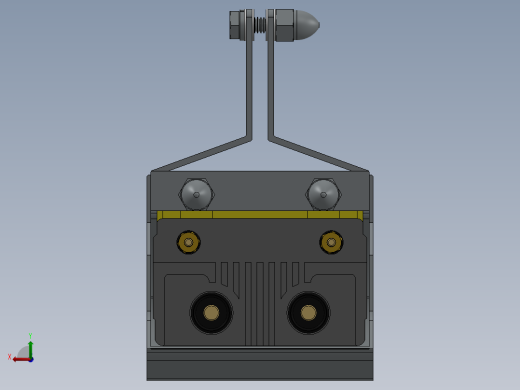 线圈与壳体组件 3D模型SolidWorks三维设计图后视缩略图