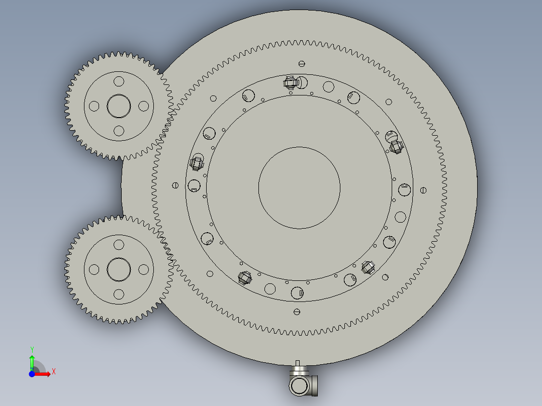 灌装系统装配体3前视图