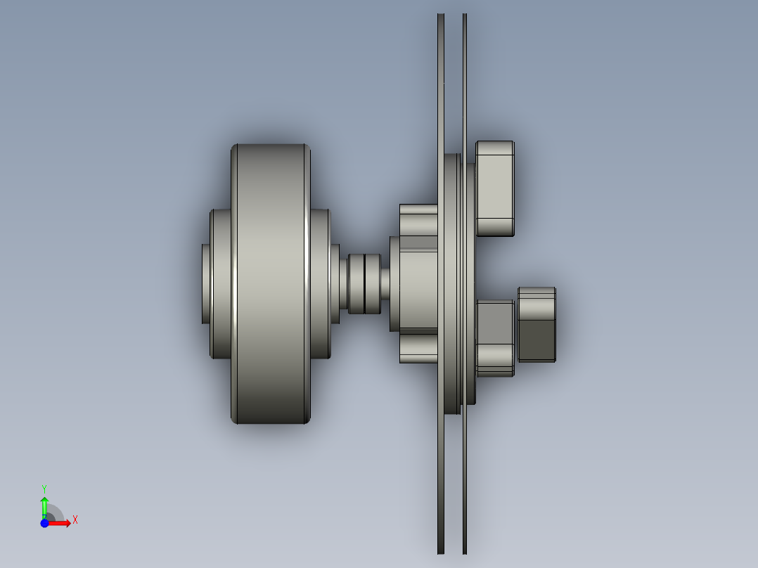 2018SOLIDWORKS1002上料盘前视图