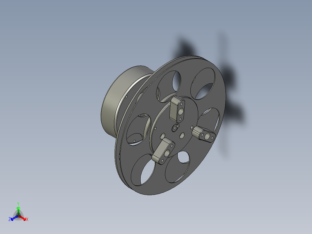 2018SOLIDWORKS1002上料盘正等轴测图