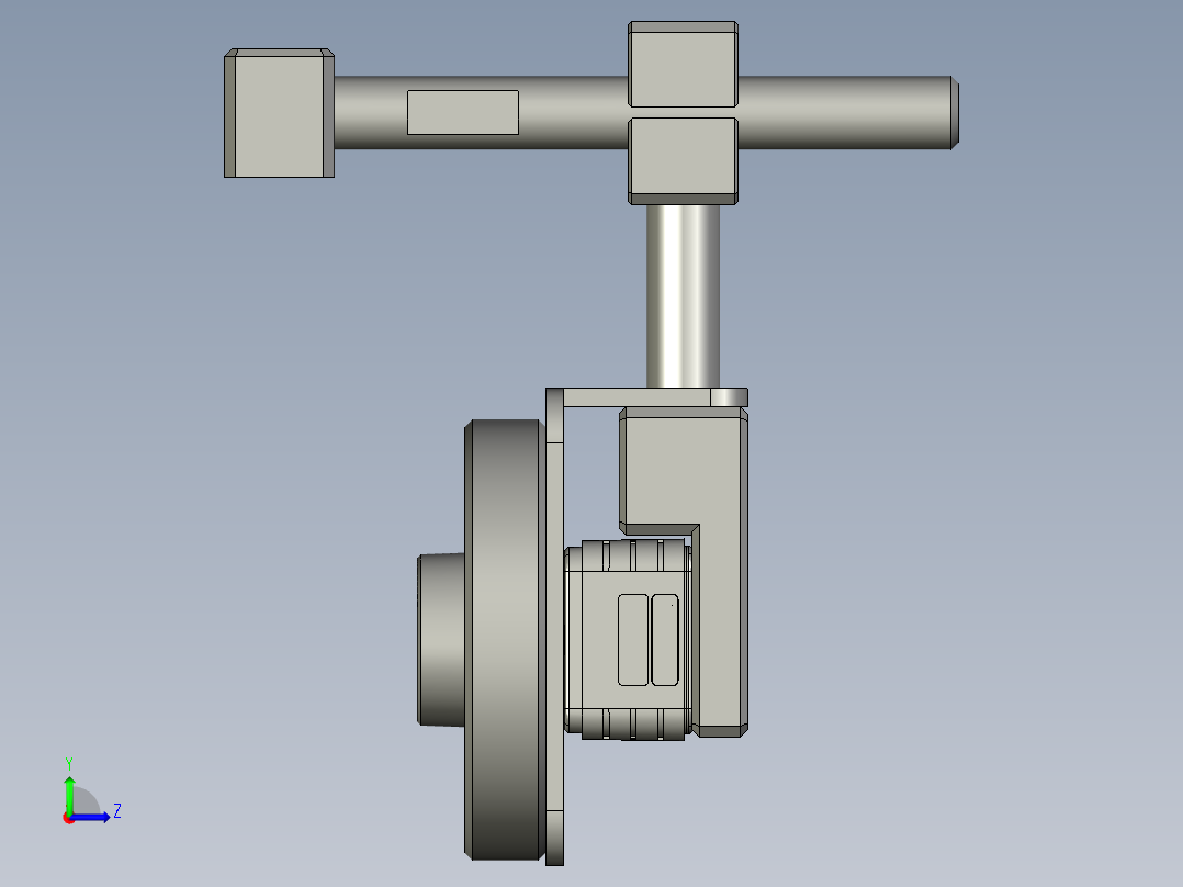 ZK05012检测转子O型圈组件左视图