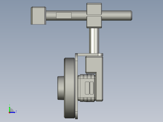 ZK05012检测转子O型圈组件左视缩略图