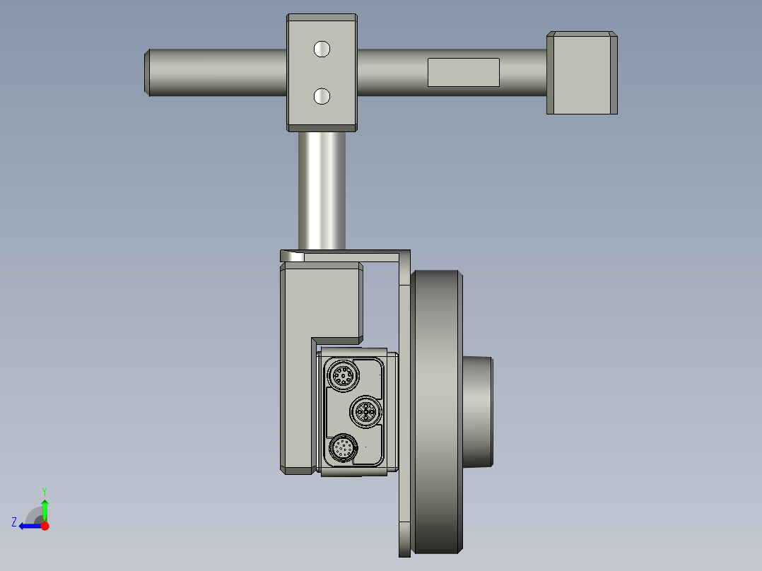 ZK05012检测转子O型圈组件右视图