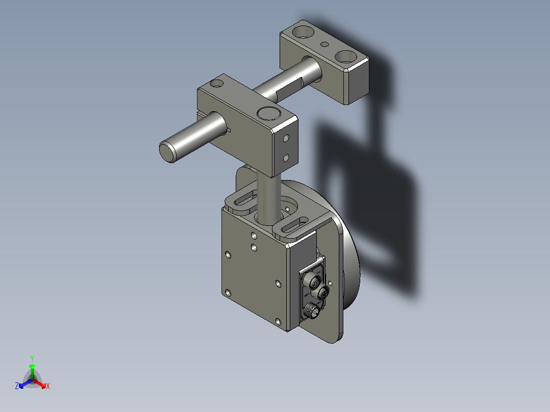 ZK05012检测转子O型圈组件正等轴测图