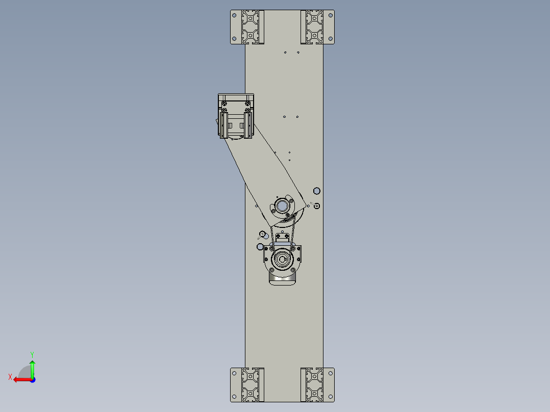 350汇流机械手装配体后视图