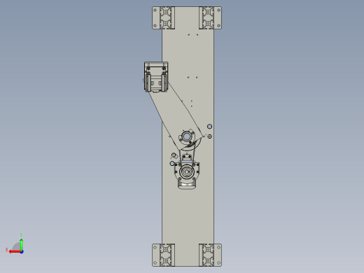 350汇流机械手装配体后视缩略图