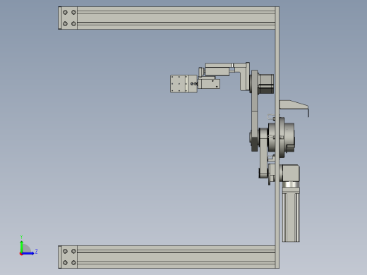 350汇流机械手装配体左视缩略图