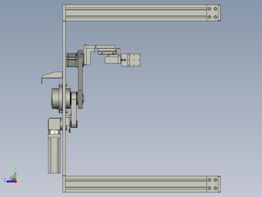 350汇流机械手装配体右视缩略图
