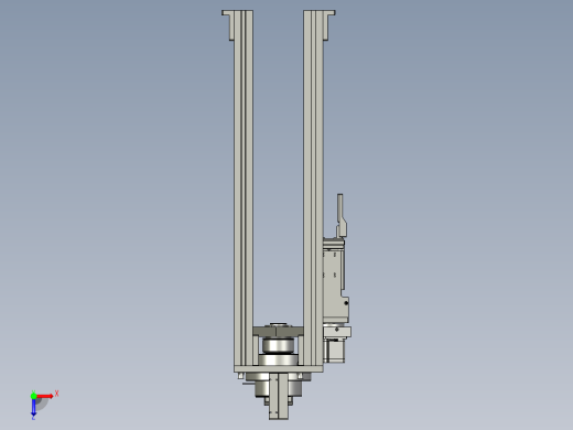 350汇流机械手装配体俯视缩略图