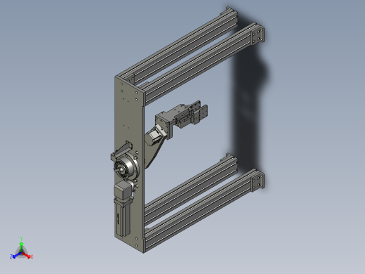 350汇流机械手装配体正等轴测缩略图