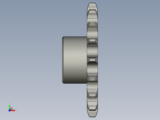 链轮10B-18输送带传动前视缩略图