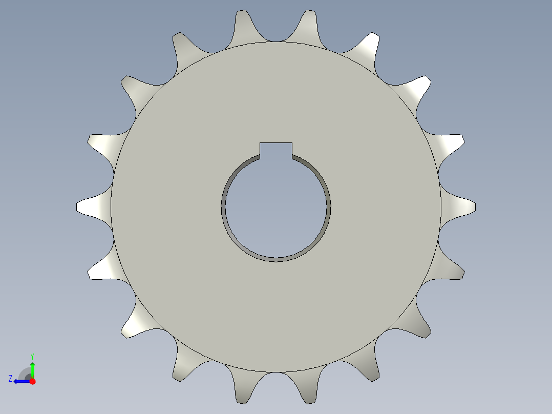 链轮10B-18输送带传动右视图
