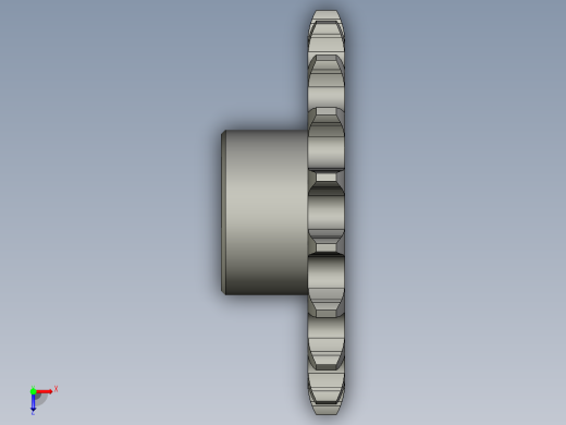 链轮10B-18输送带传动俯视缩略图