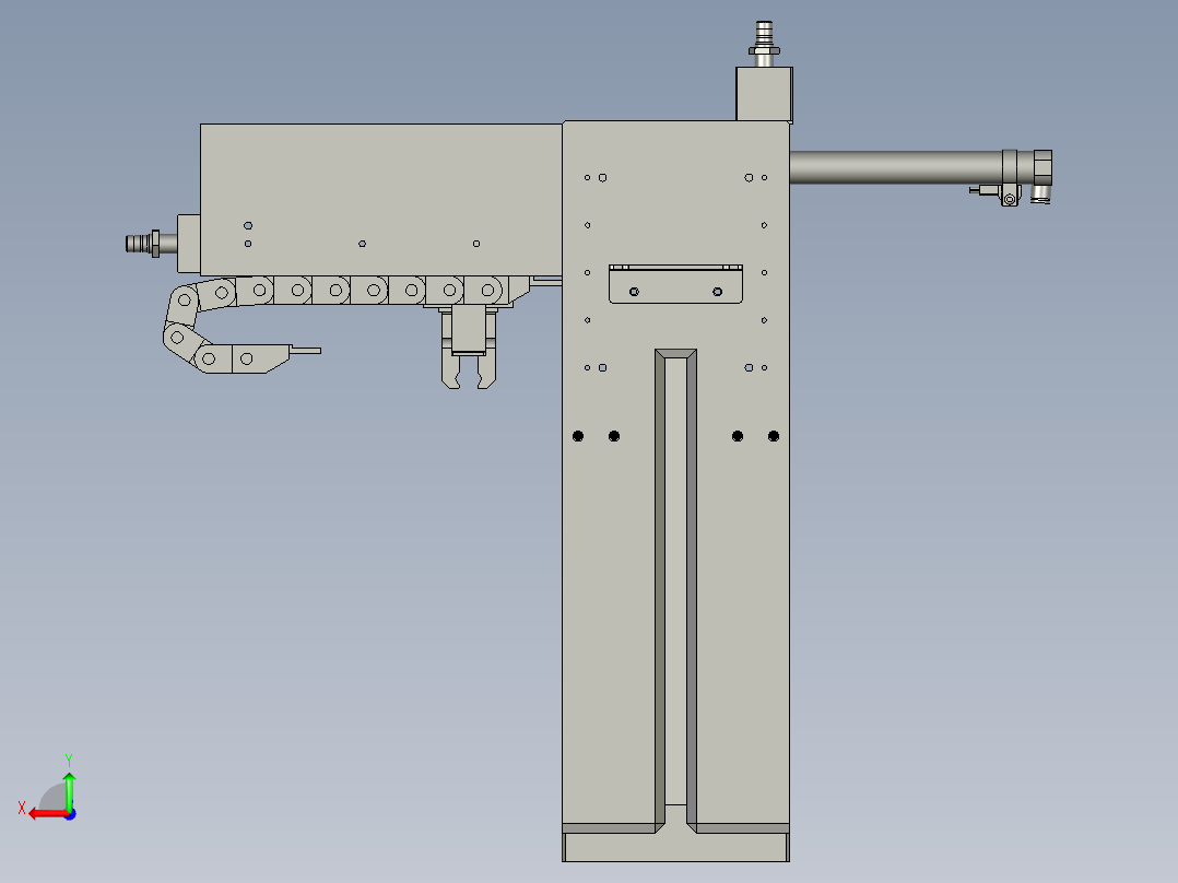 芯棒中转搬运后视图