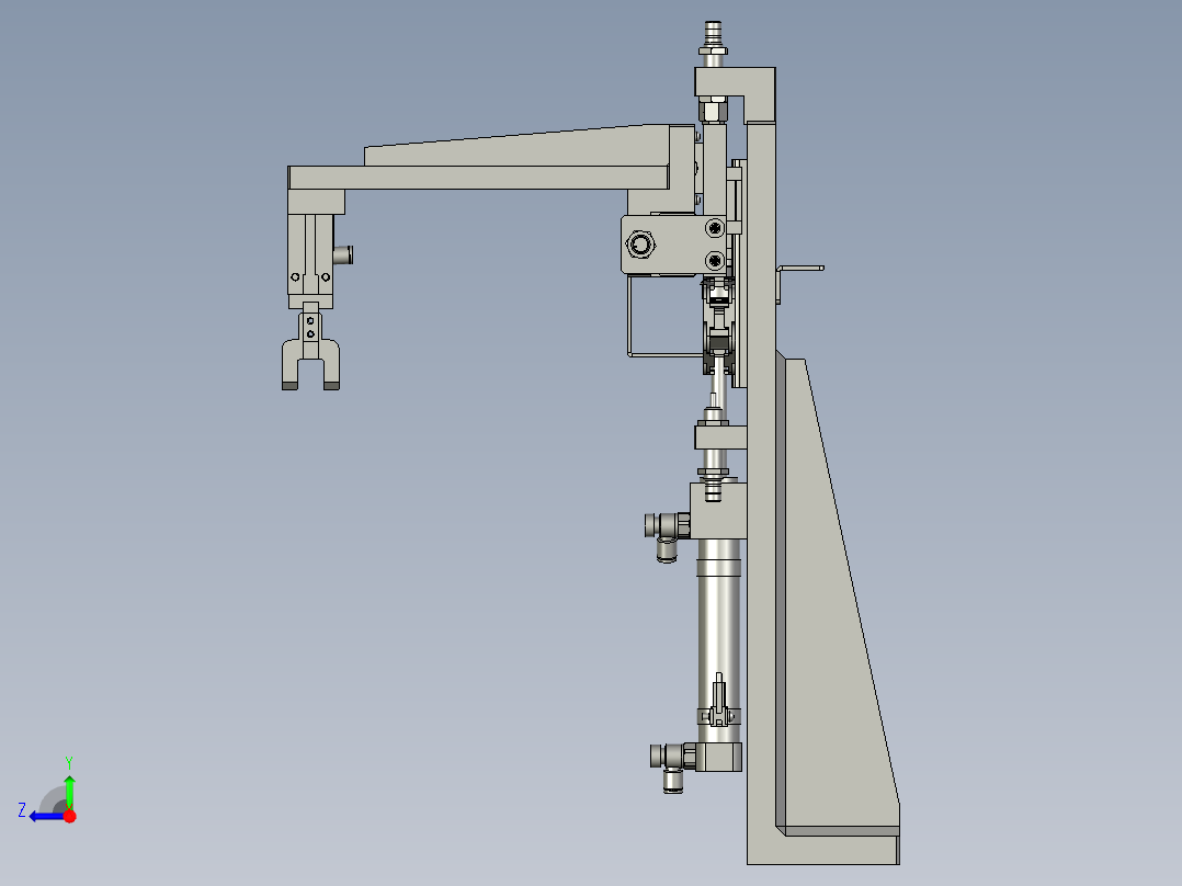 芯棒中转搬运右视图