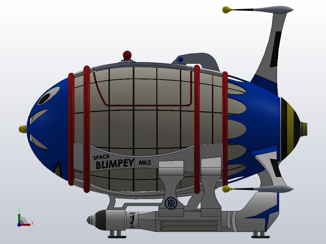 太空飞艇Mk2前视图