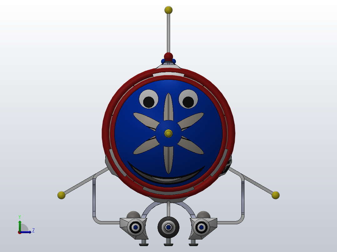 太空飞艇Mk2左视图