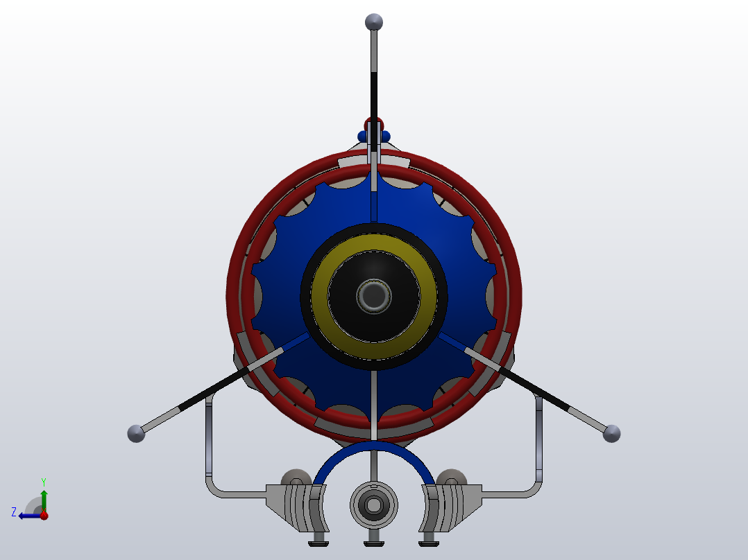 太空飞艇Mk2右视图
