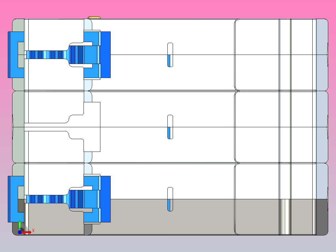 NHP-125RG&amp;3P&amp;隔离开关三维模型202307前视图