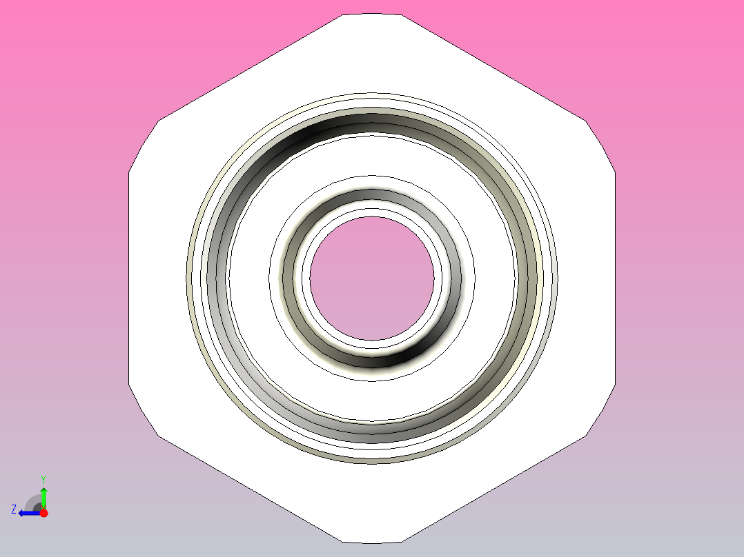 标准液压接头1D255-14-6右视图