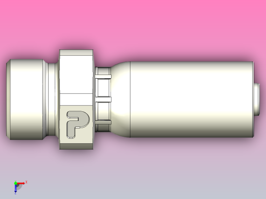 标准液压接头1D255-14-6俯视缩略图