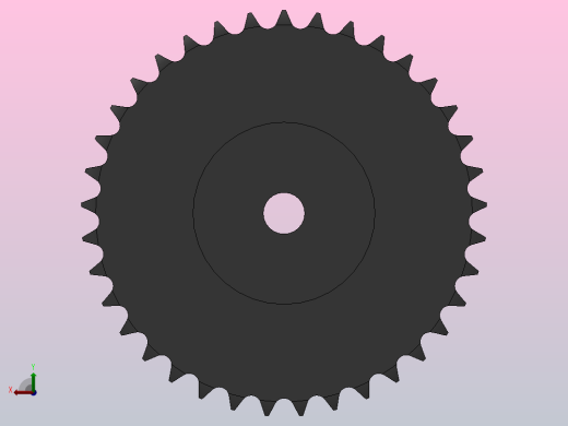 直孔链轮083／084型_37-083／084-1前视缩略图