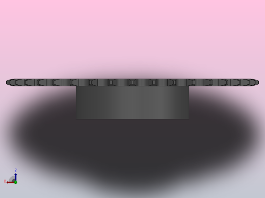 直孔链轮083／084型_37-083／084-1俯视缩略图