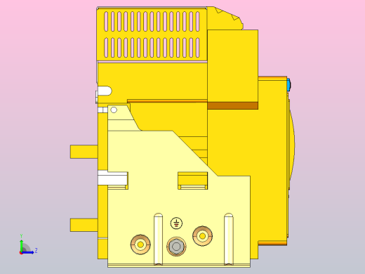 NXA20N_H20-3P固定万能式断路器三维模型202208左视缩略图