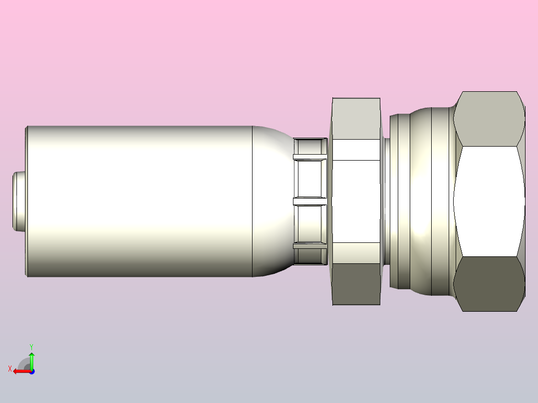 标准液压接头1C955-12-5后视图