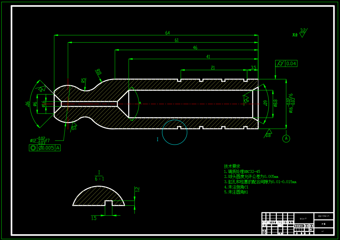 XB01VSO-71斜盘式轴向变量柱塞泵（CAD+说明书）
