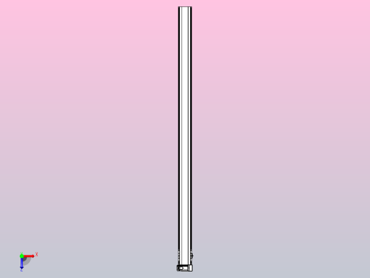 皮带直线轴半封闭可选导轨TPA-HNB-140D-120-L2450-RU-Y-P40-N3俯视缩略图