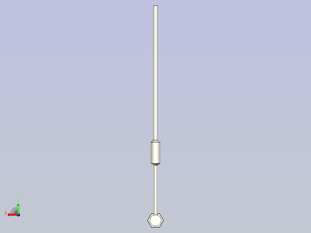 深浦激光传感器 LA2-S100LN 超小型对射激光3D后视图