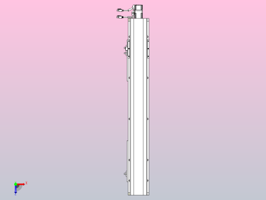 MTH12标准螺杆滑台[MTH12-L#-600-BC-P10-C3]俯视缩略图