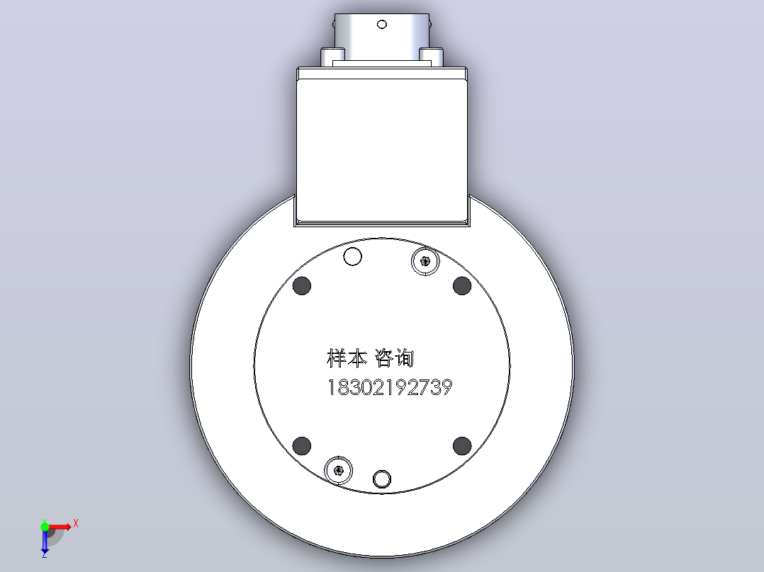 PRC-030-B 治具端30kg快换盘 机器人换枪盘 快速交换盘 交换盘 焊钳专用快换俯视图
