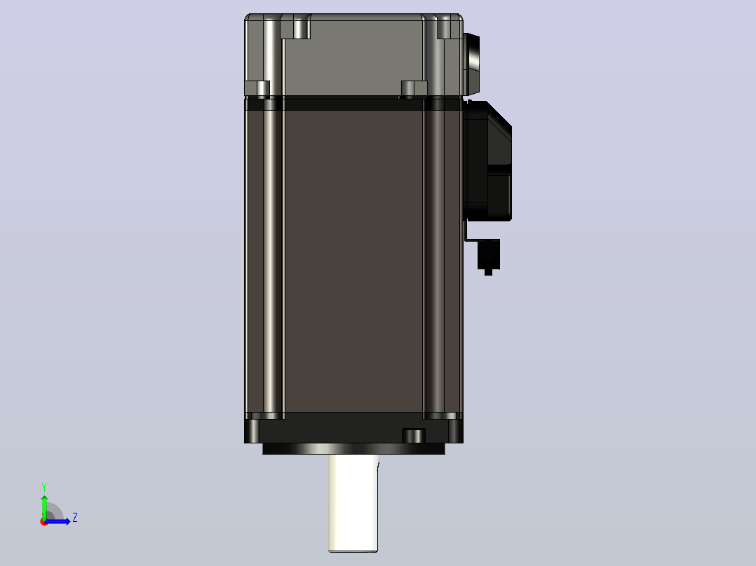 超川伺服电机-CC-M3H040-NN14左视图