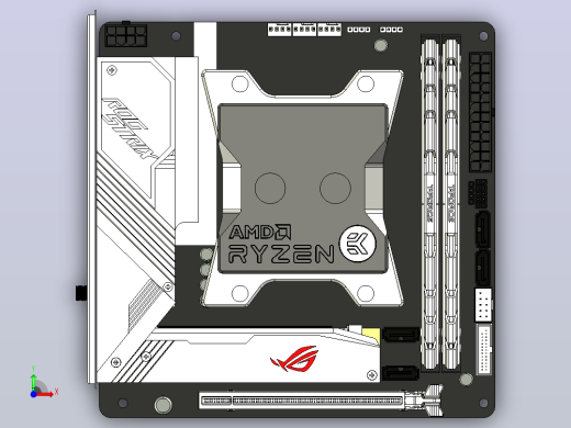 rog x570i主板前视缩略图