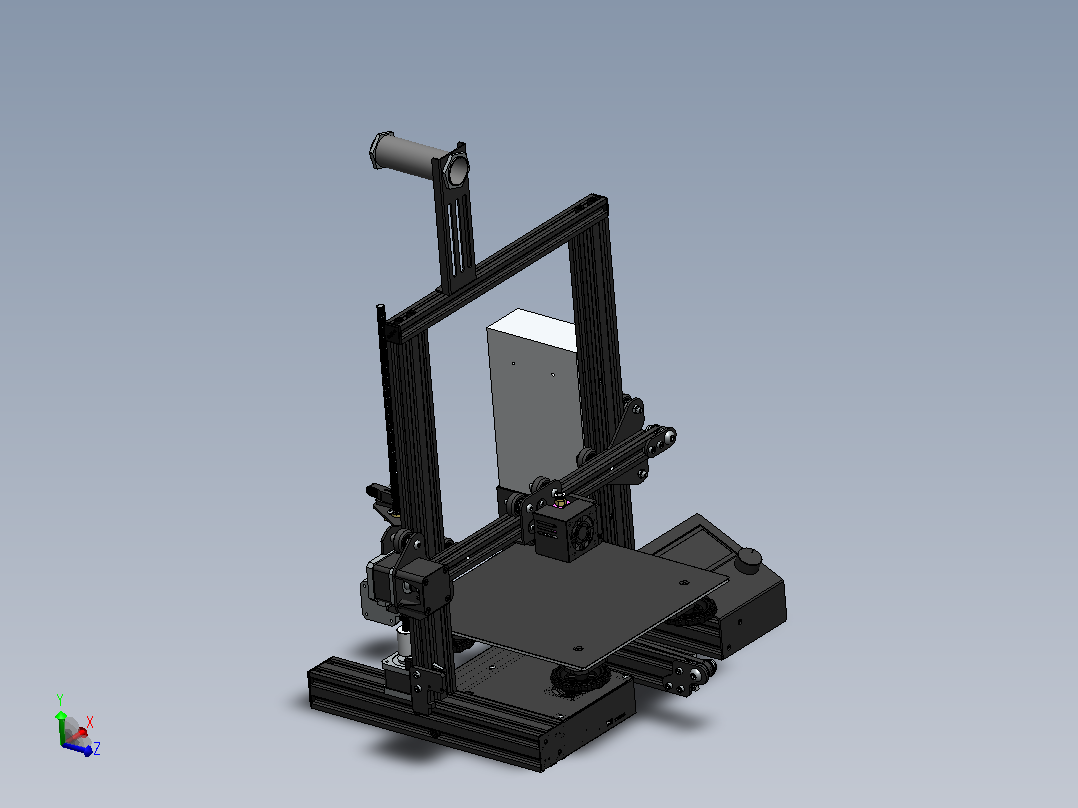 3D打印机CR10图纸主视图