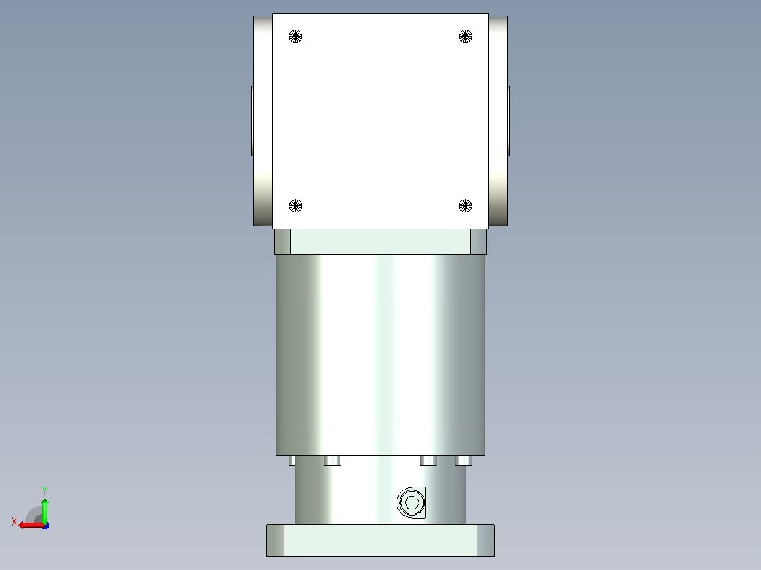 PW170双孔 PLF160-L2 35-114.3-200-M12换向器后视图