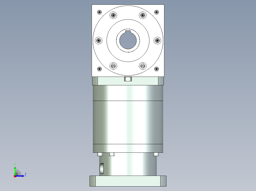 PW170双孔 PLF160-L2 35-114.3-200-M12换向器左视图