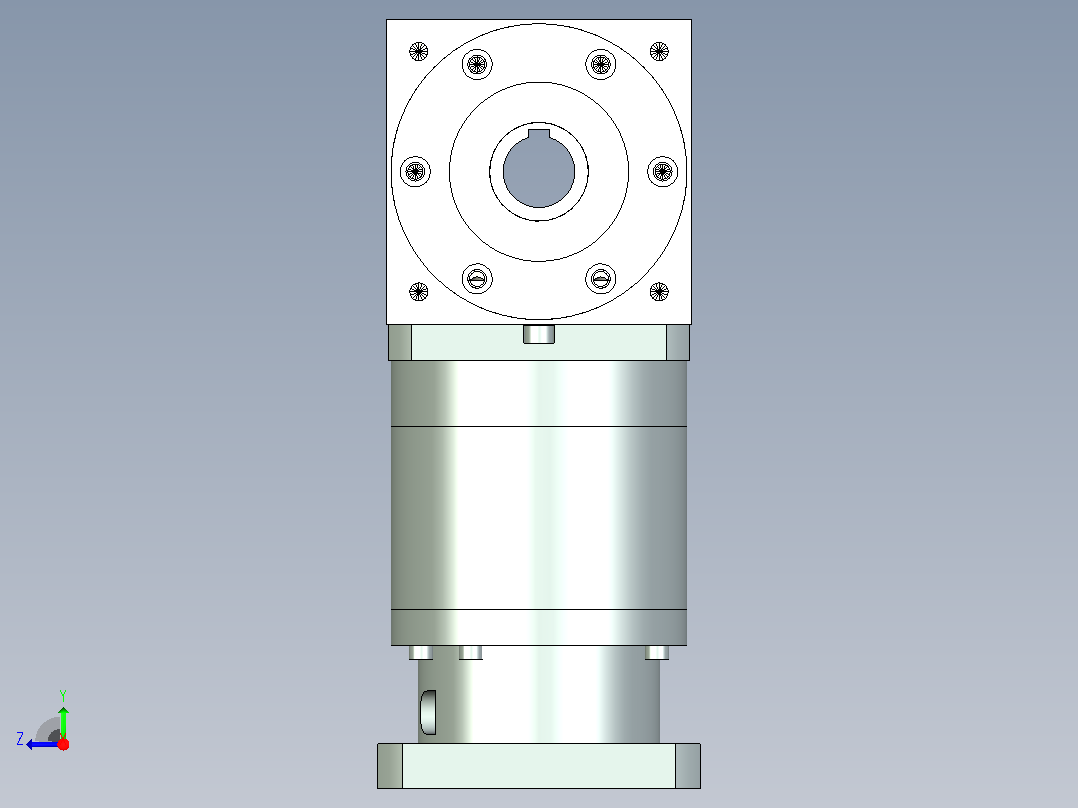 PW170双孔 PLF160-L2 35-114.3-200-M12换向器右视图