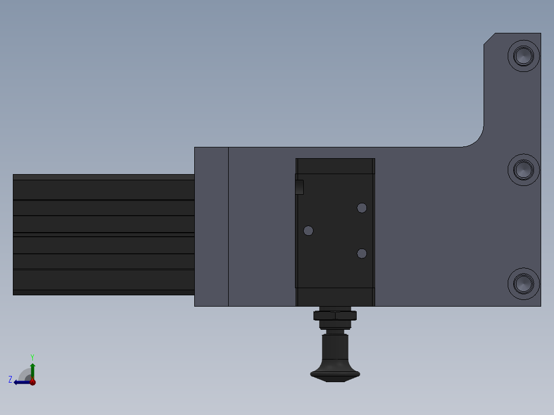 冲挡圈工装右视图