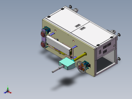 半自动包膜机sw17可编辑正等轴测缩略图