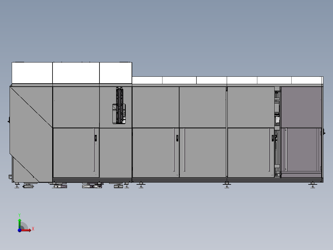 高效率自动吹瓶机设备sw12前视图