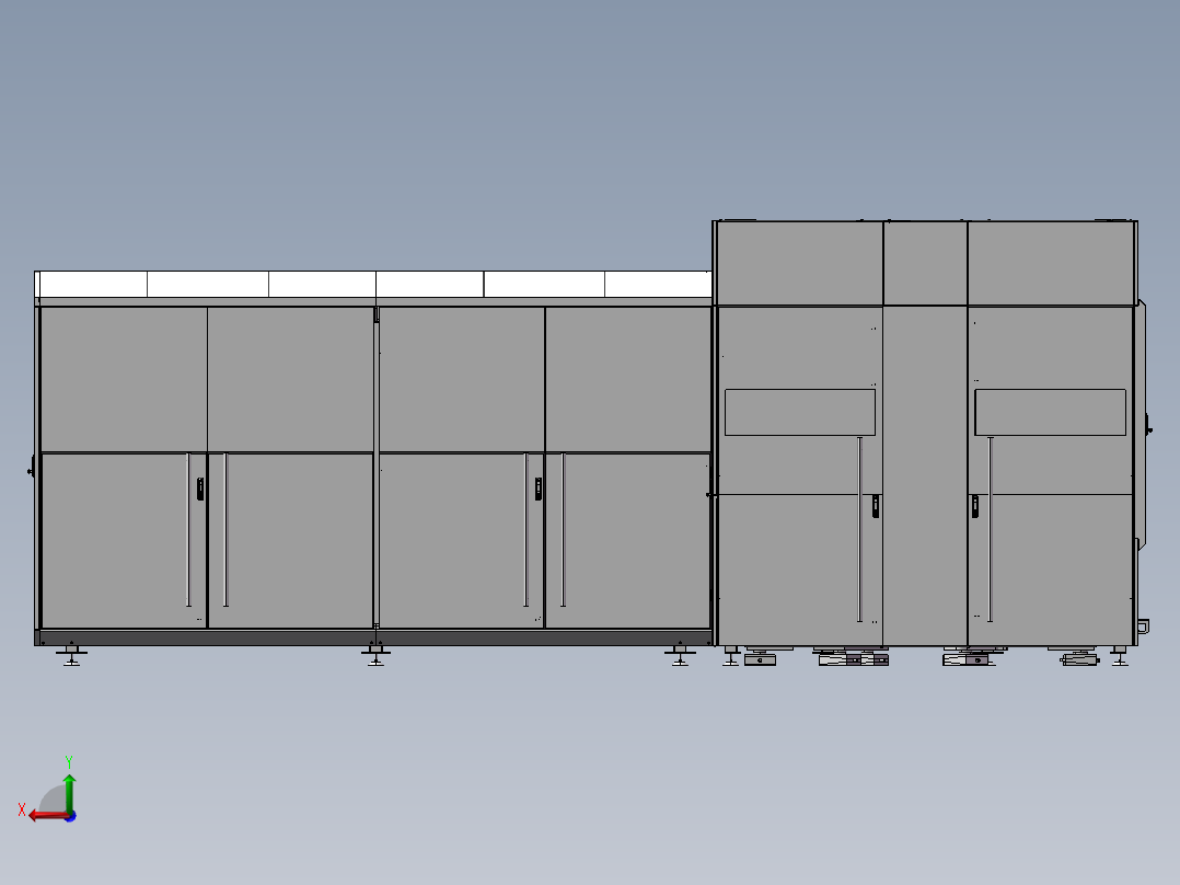 高效率自动吹瓶机设备sw12后视图