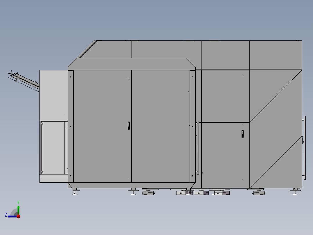高效率自动吹瓶机设备sw12右视图