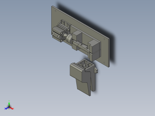 刀柄尾盖组立冶具