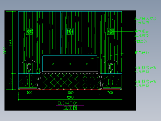 家装类CAD土块(二)-FH01072D