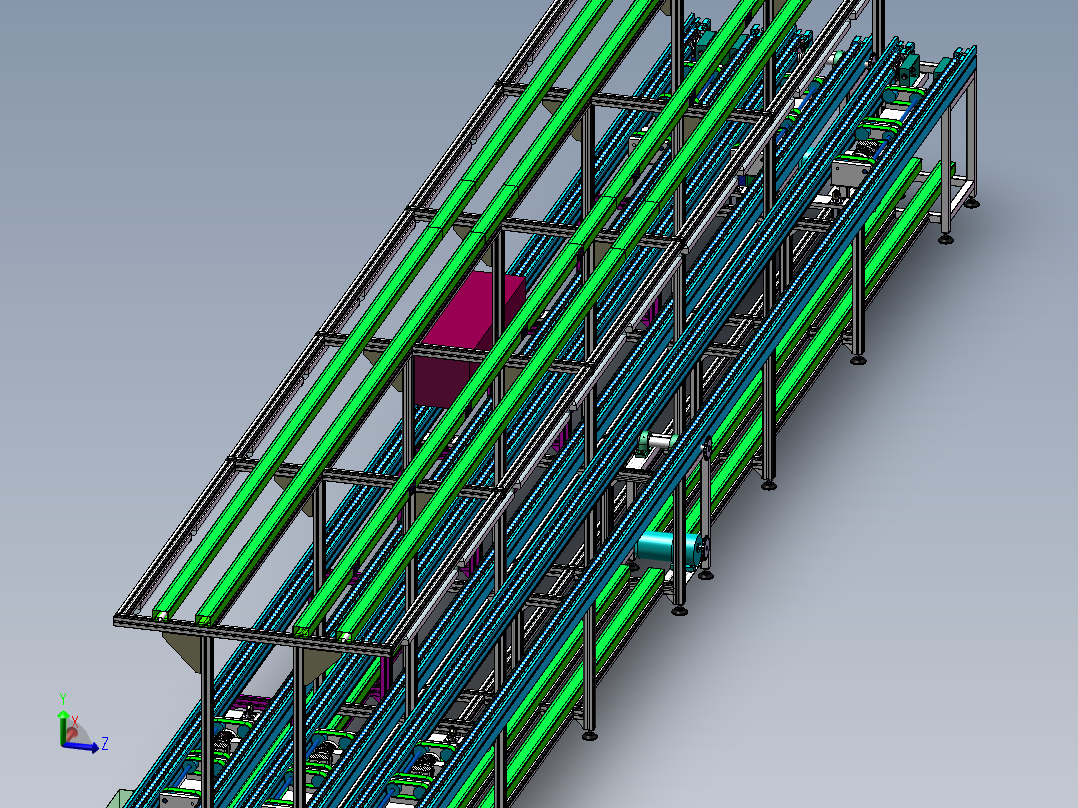 倍速链组装线sw16可编辑