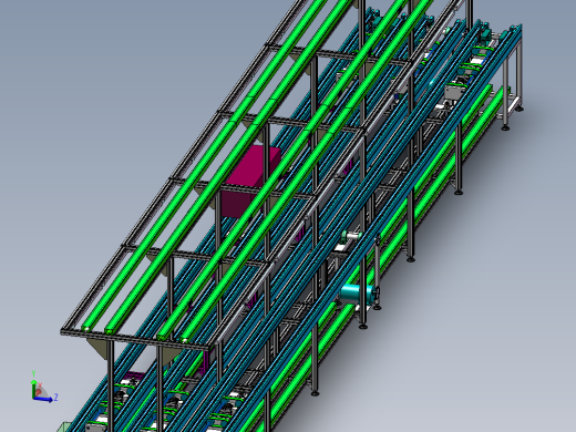 倍速链组装线sw16可编辑